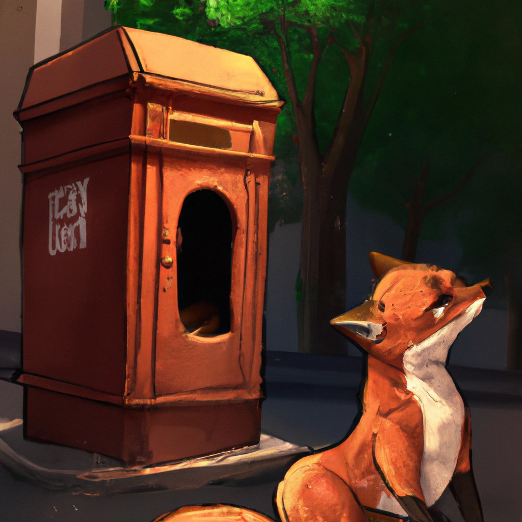 лиса Лили выбралась из трансформаторной будки