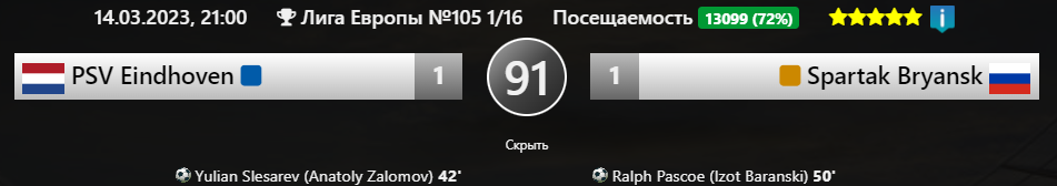 ⚽🏆Обзор Еврокубков 105 сезона! Лига Европы!🔥⚡Часть Вторая!