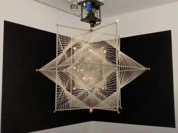 Кинетическая скульптура. Франциско Инфанте. Конструкция "Пространство-движение-бесконечность". 1963-1965