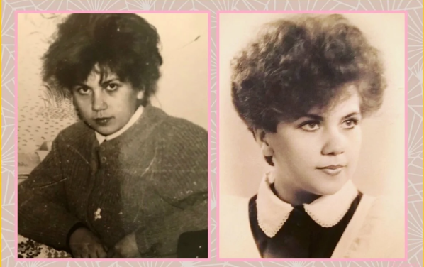 Марина Федункив в молодости. 