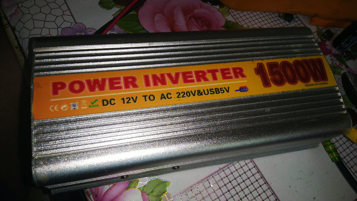 Китайский инвертор 12-220 вольт, горит ошибка, не выдает напряжение ...