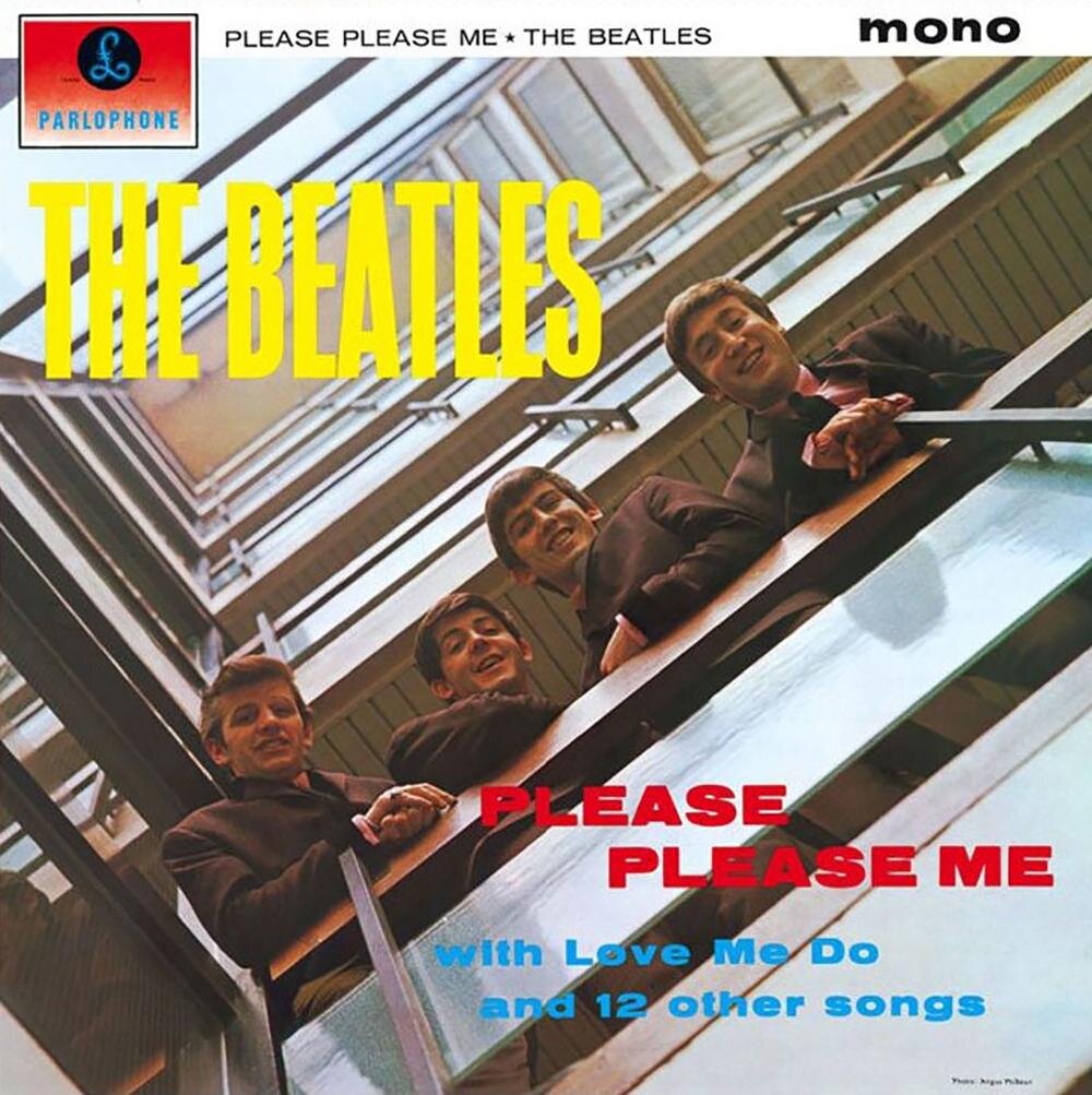 Обложка альбома Please Please Me. Parlophone Records