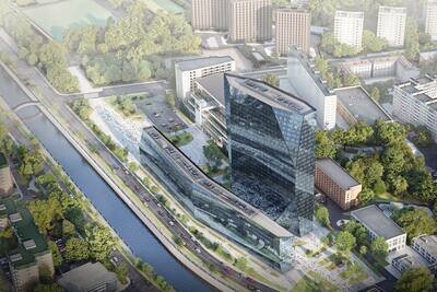    Проект комплекса общежитий МГТУ им Баумана ©Telegram-канал мэра Москвы Сергея Собянина