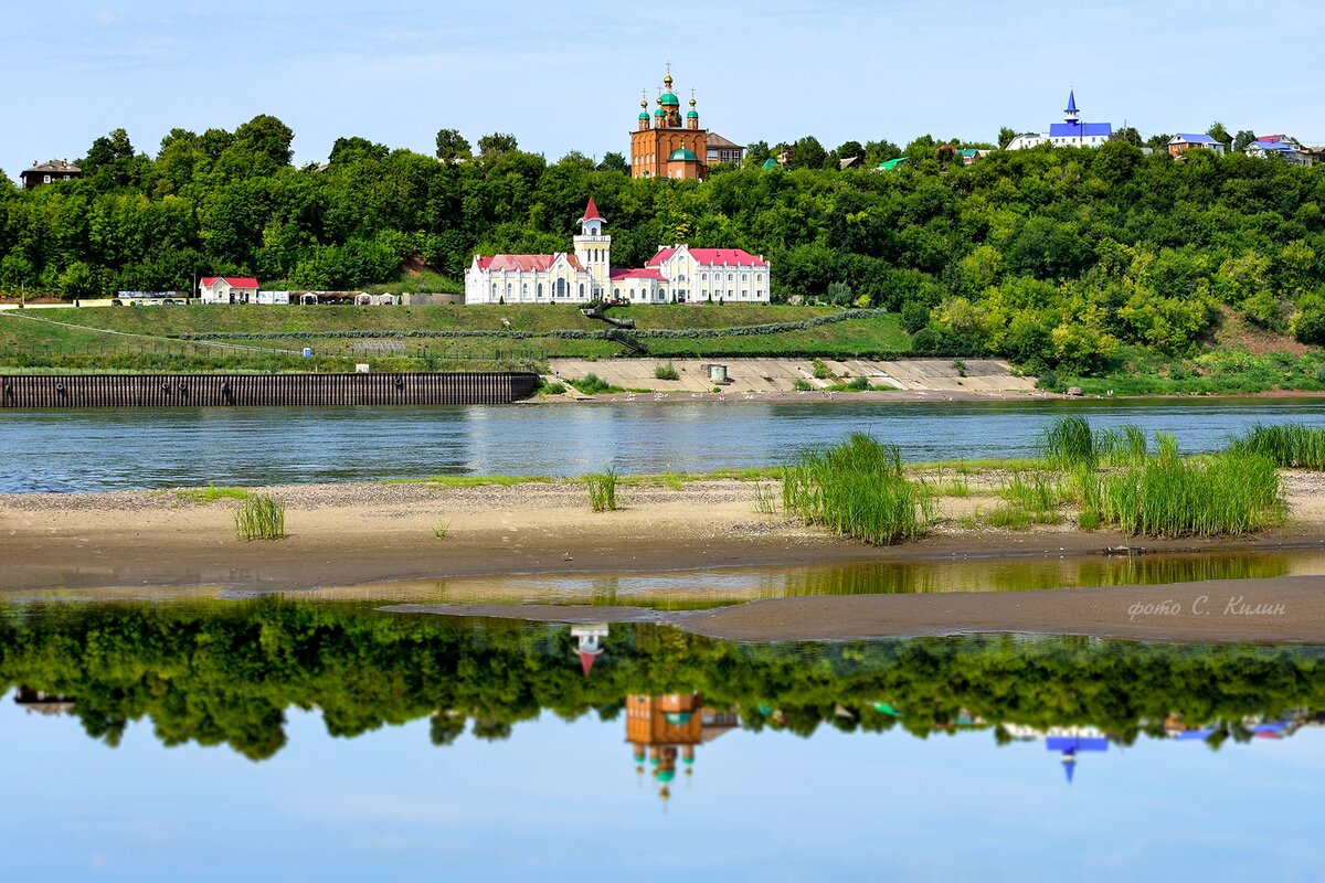 Фото из свободного источника. Вид с Камы на город