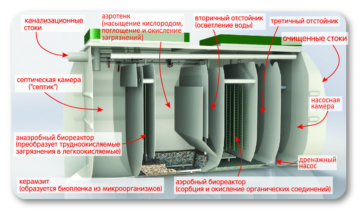 Устройство станции ТВЕРЬ CLASSIC, в разрезе, подробно.