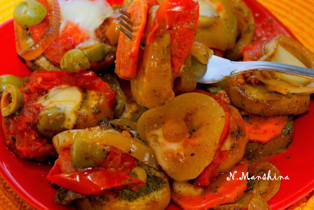 Канапе из кабачков. Фото автора 