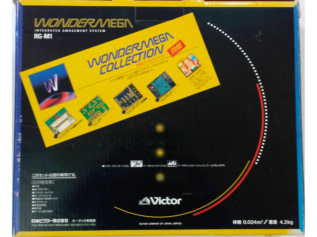 Victor Wondermega RG-M1. Задняя сторона коробки. Фото взято с сайта Sega Retro 