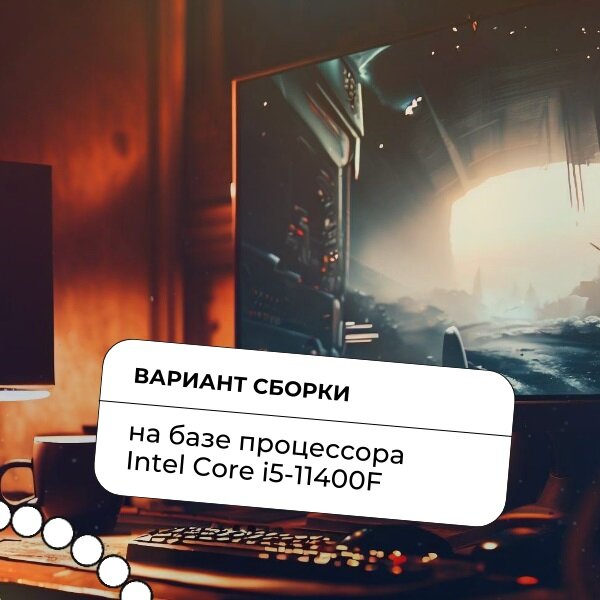 Вариант сборки на базе процессора Intel Core i5-11400F
