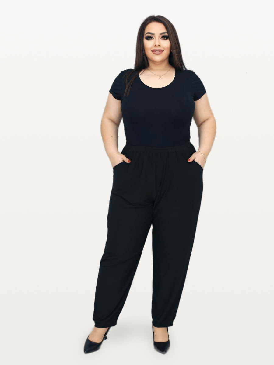 Брюки женские больших размеров на лето