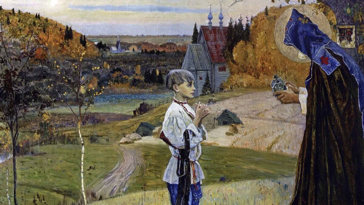 М. В. Нестеров «Видение отроку Варфоломею», 1890