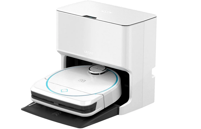 Фото 2. Робот-пылесос LEGEE-D8 на станции Hobot LEGEE LuLu   