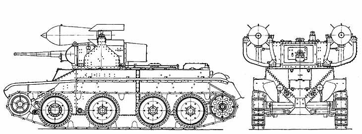 Компоновка танка РБТ-5
