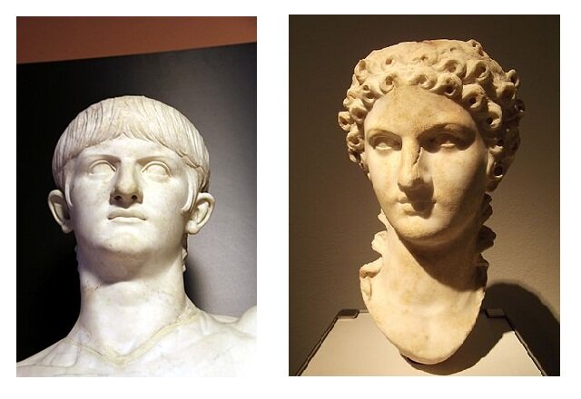 Император Нерон; его мать, Агриппина Младшая