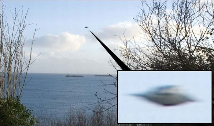 Нло над морем