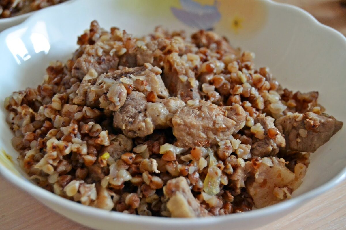 Картинки гречка с мясом