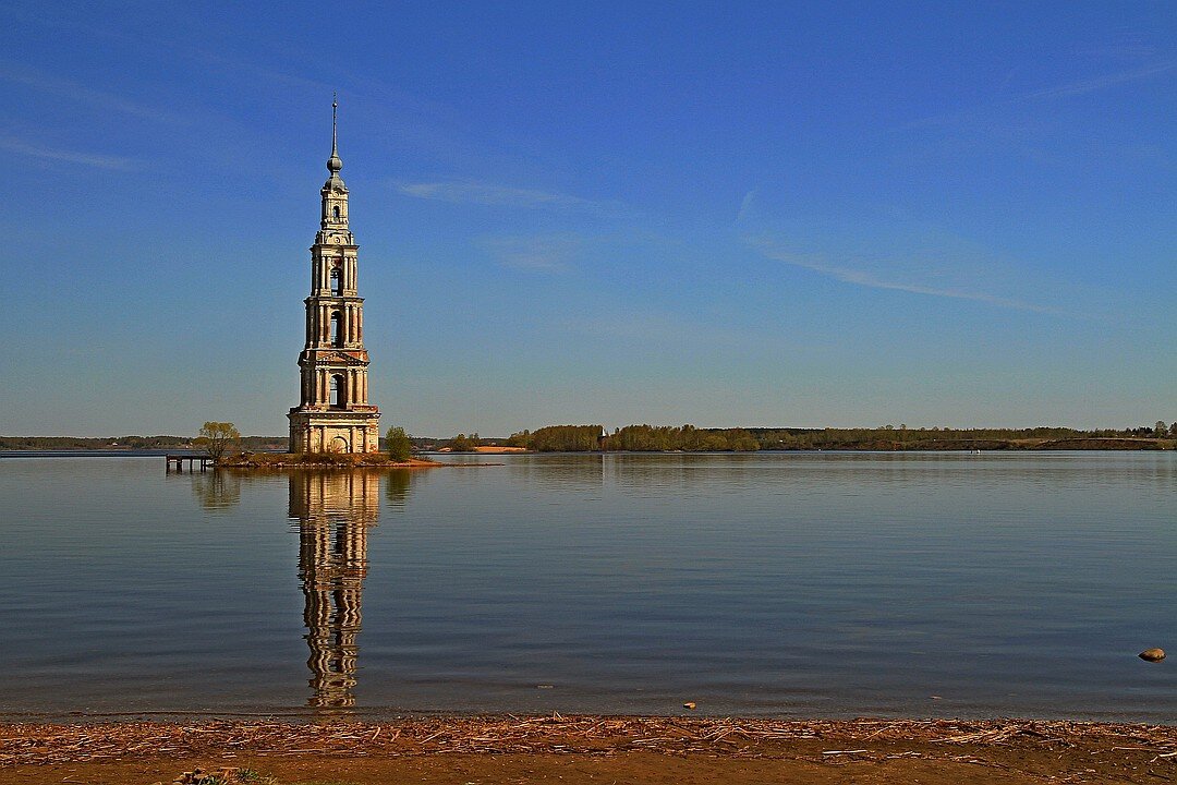 Колокольня Рыбинское водохранилище