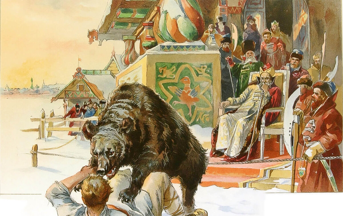 Медвежья потеха на Руси