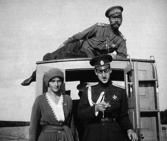 Ольга, Дмитрий Павлович и Николай II