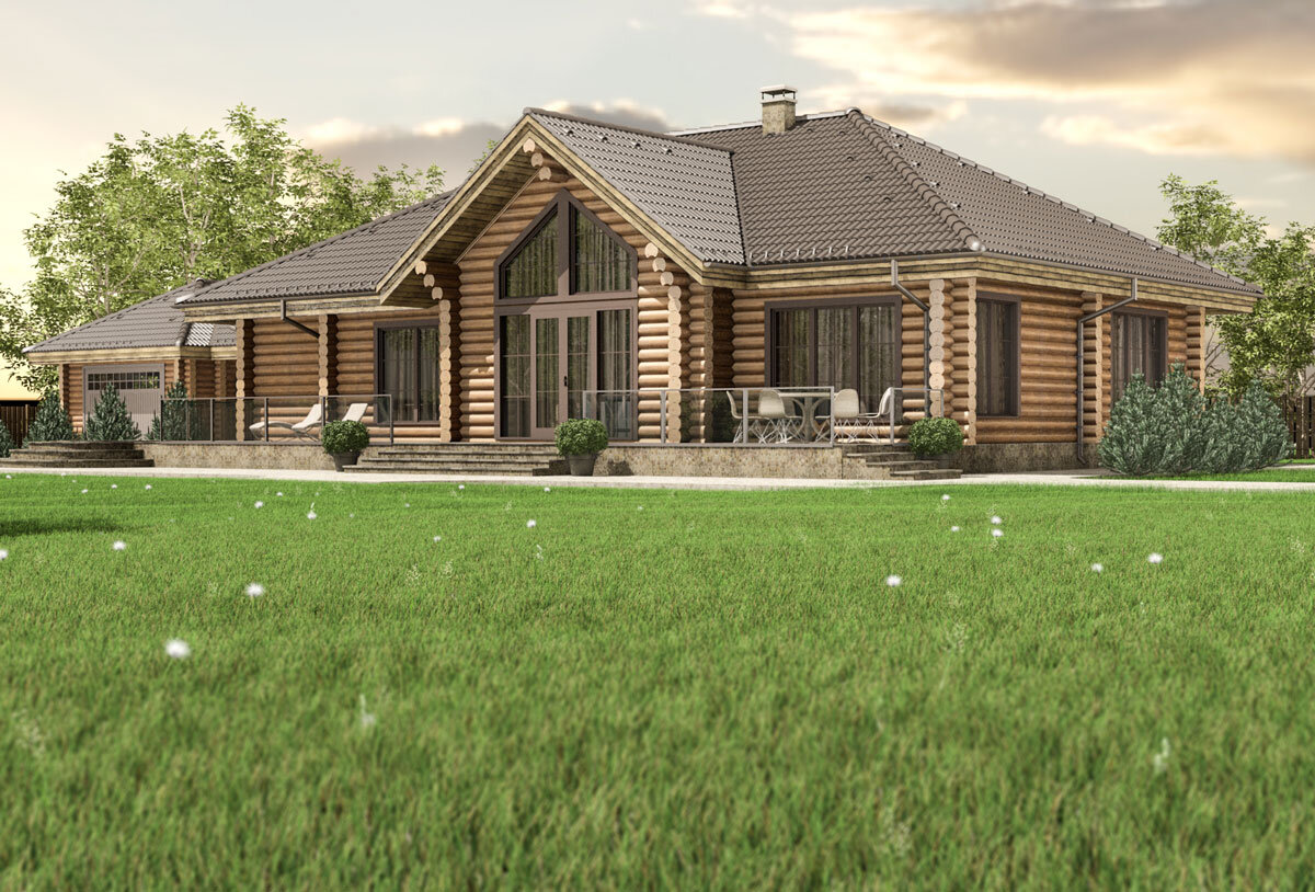 Проект деревянного дома S-167