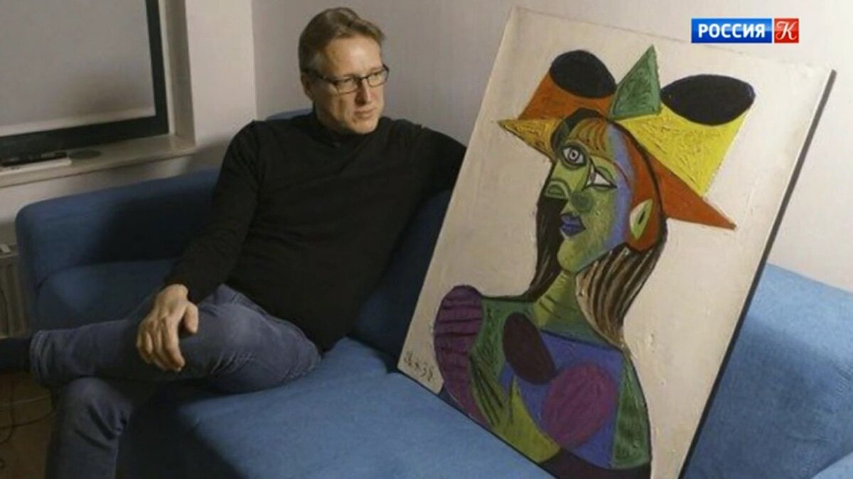 Арт-сыщик Артур Бранд с прекрасным "Бюстом женщины" кисти Пикассо