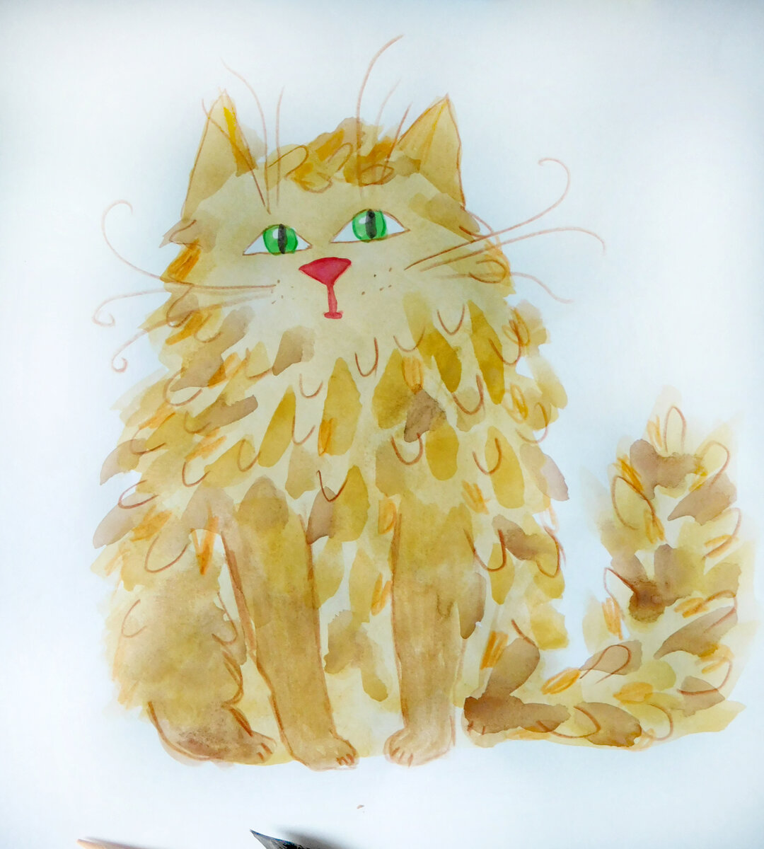 Мастер класс по рисованию кота