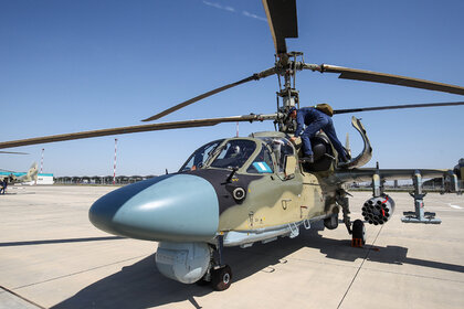 Вертолет Ка-52 «Аллигатор».