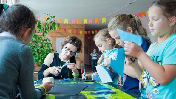 Фотография лагеря программы (Мел)