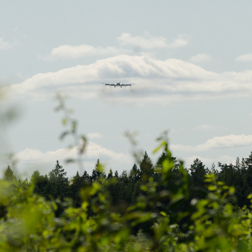 Приземление Boeing 707 Open Skies в Кубинке