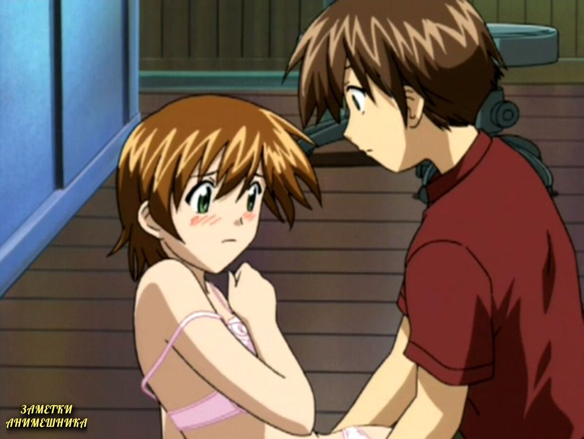 Скриншот из аниме Жаркое Лето