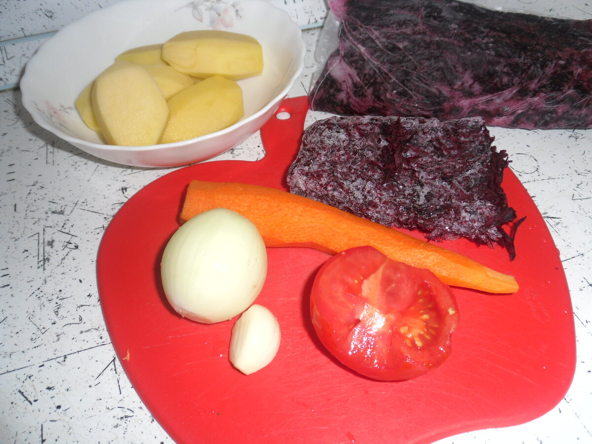 овощи подготовлены