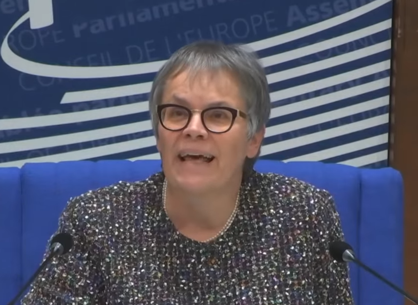 Спикер парламентской ассамблеи  Лилиан Мори Паскье