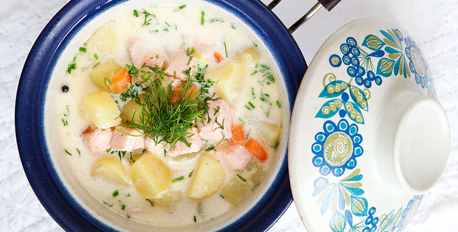 Финский сливочный суп с лососем (Лохикейтто) рецепт – Финская кухня: Супы. «Еда»