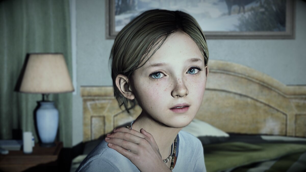Сара - дочь Джоэла. Кадр из "The last of us-1".