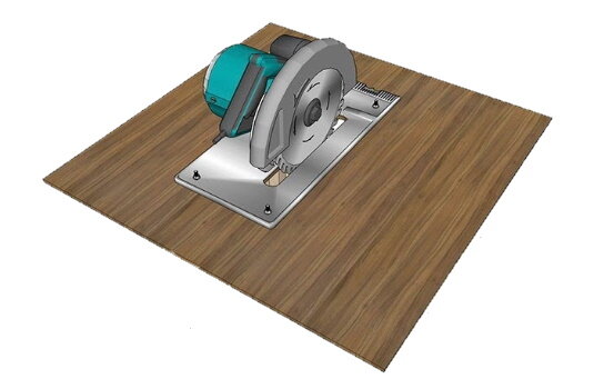 Поперечный распиловочный стол для циркулярки и фрезера
