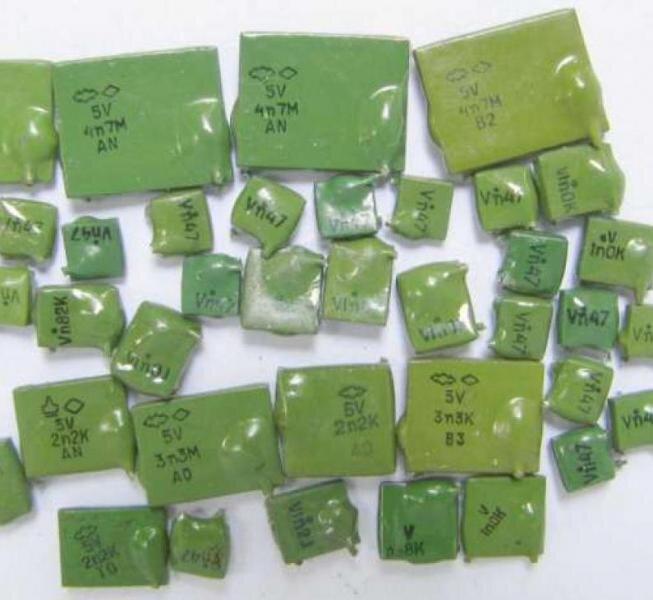 Конденсаторы серии КМ содержащие Палладий