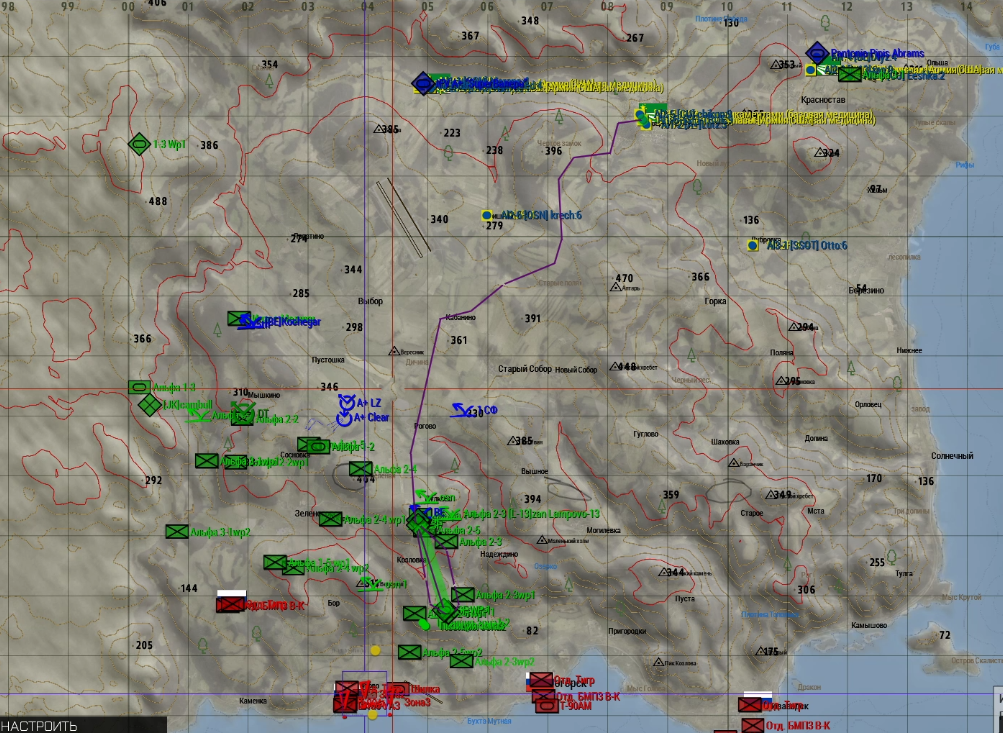 План и замысел боя стандартная для командования стороной на сервере ВОГ