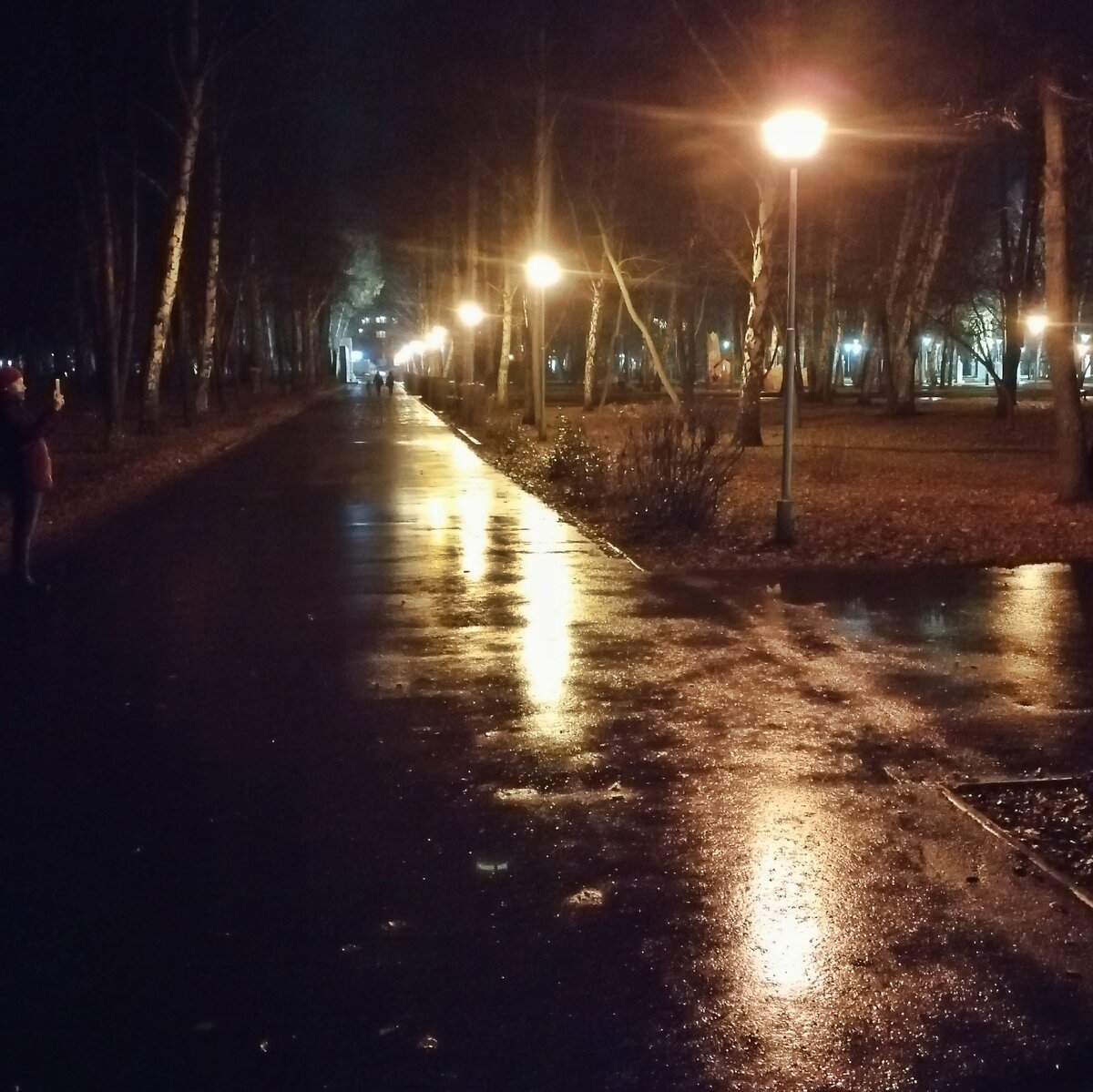 Фото вокруг Машука вечером в дождь.