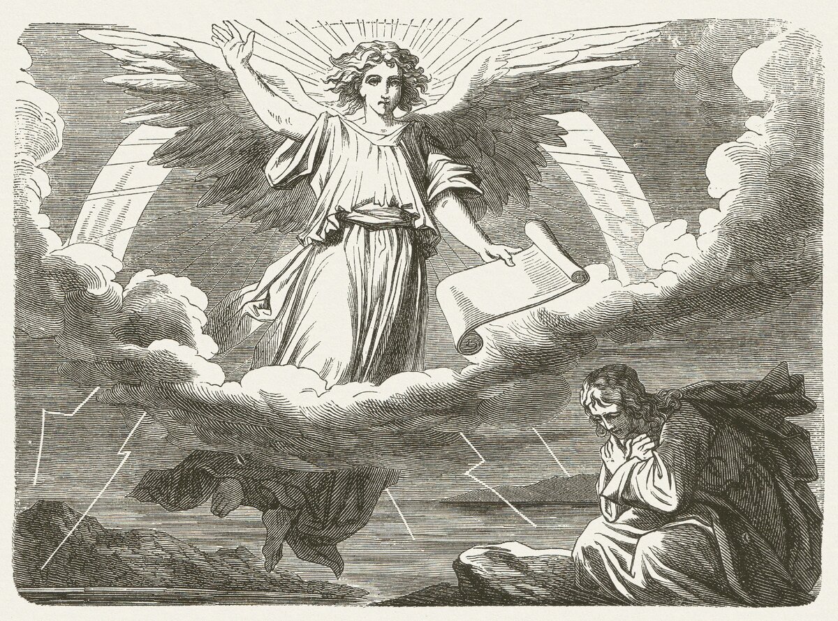 Ангел с книгой из апокалипсиса