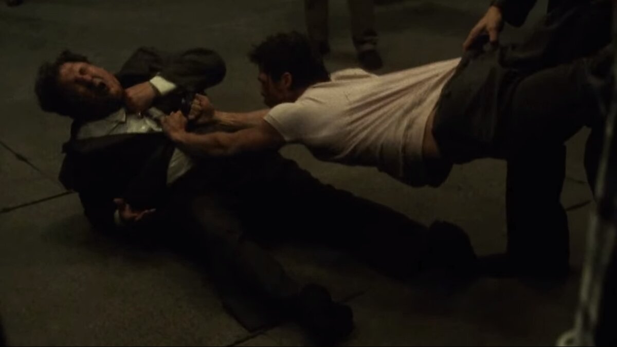 Борьба пролетариата с олигархатом. Кадр из фильма "Бойцовский клуб"