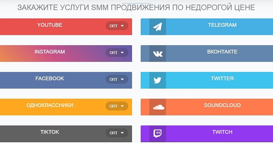 Раскрутка соц сетей 