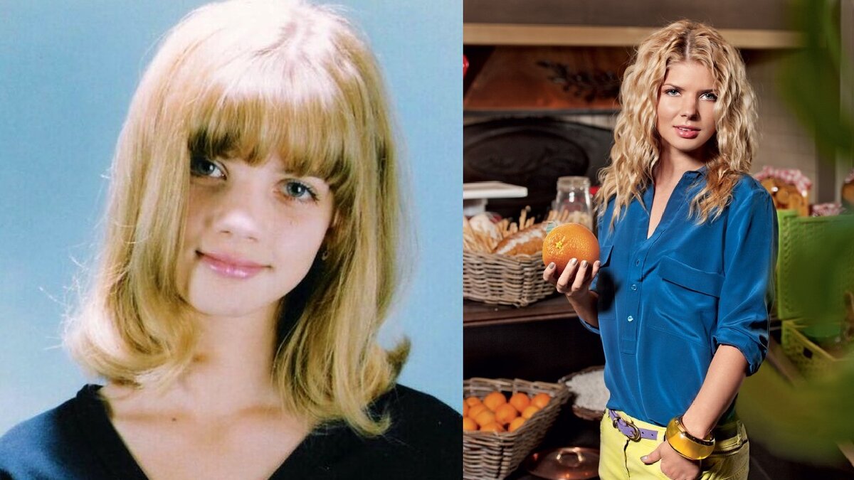 Настя Задорожная в юности