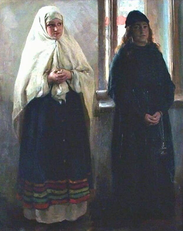 Художник Клавдий Лебедев (1852 - 1916). Русь боярская.