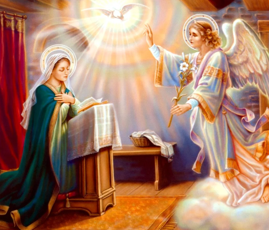 Мария и ангел Гавриил