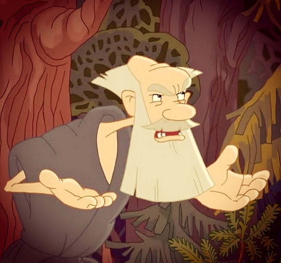 Кадр из мультфильма "Три богатыря" 