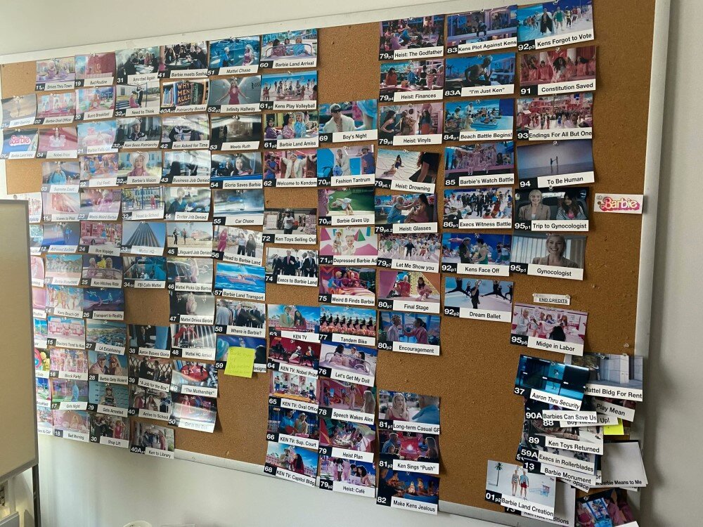     Кадры со съемок фильма «Барби» (2023) / Фото: Twitter*/mjcooke/ *соцсеть запрещена в России