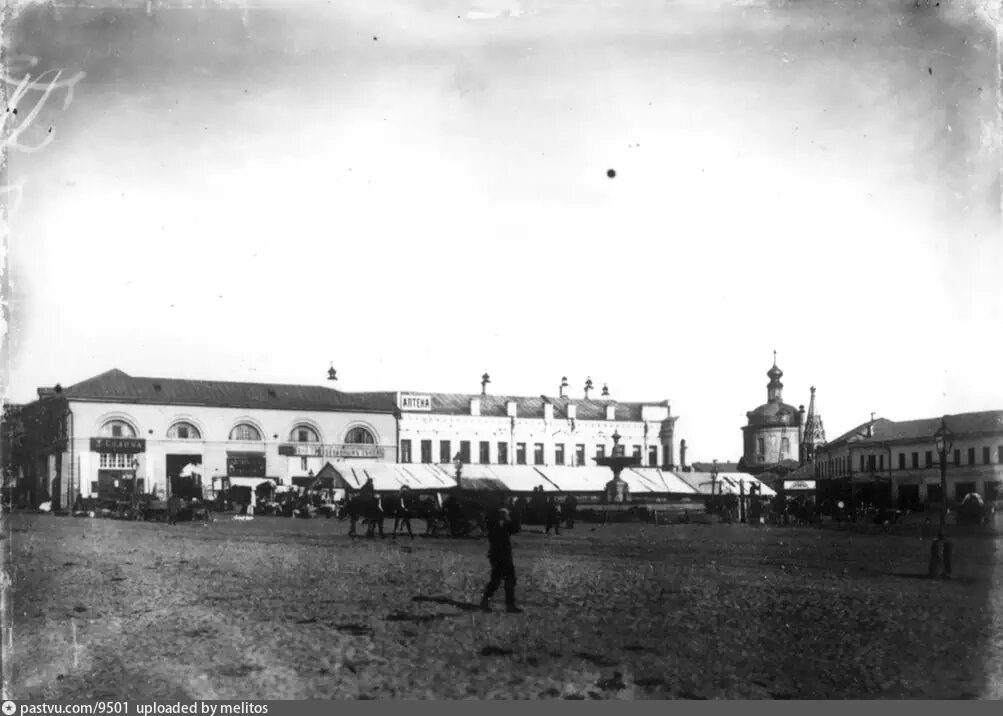 Вид Нижней Таганской площади, 1880-1885