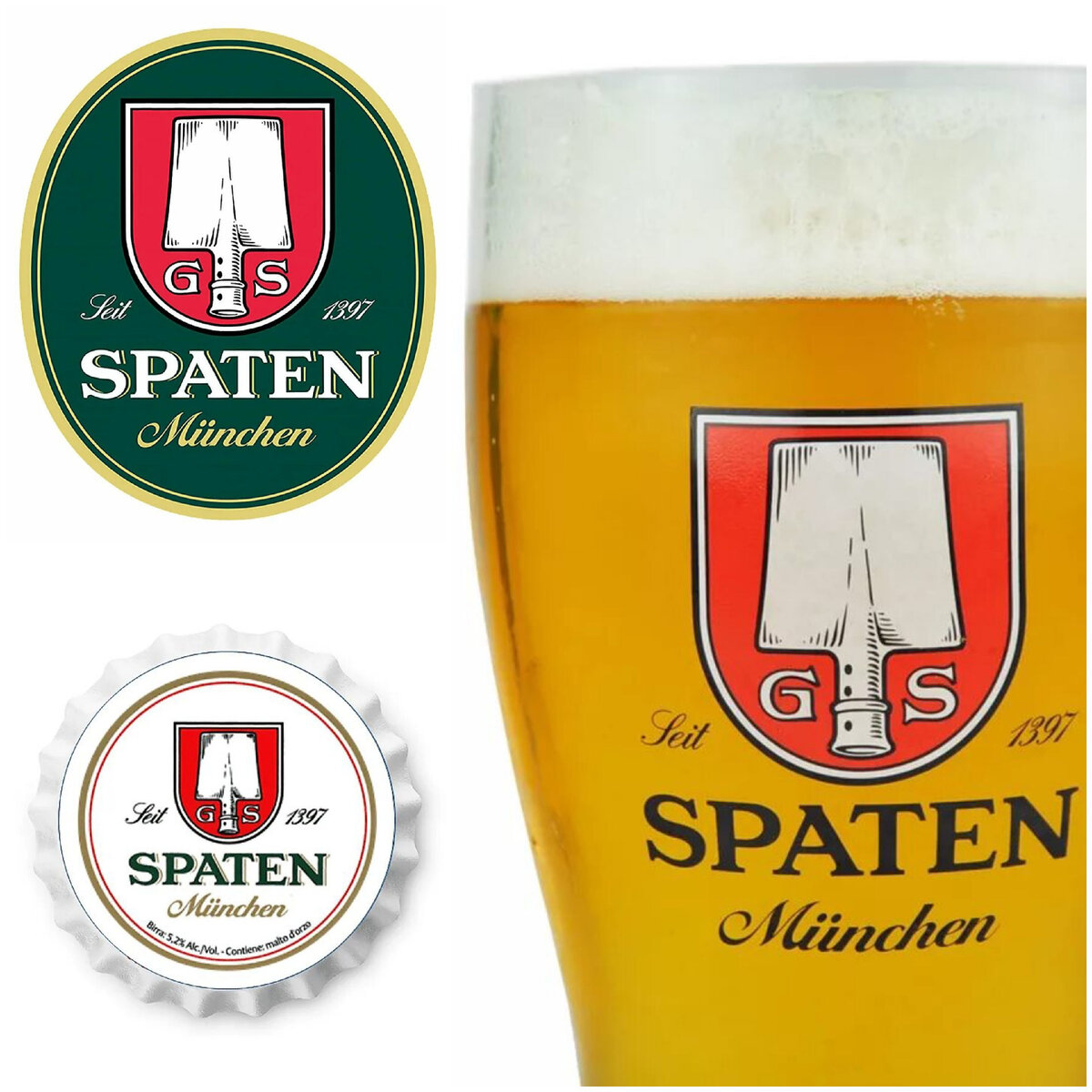 Spaten grand. Шпатен Мюнхен Хеллес. Шпатен Мюнхен светлое 5.2 0.5л.