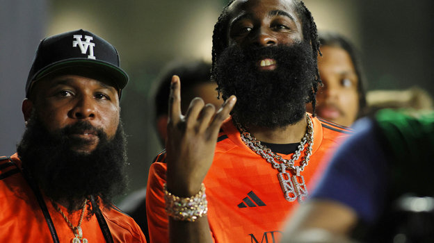    27 сентября. Джеймс Харден на финале Открытого кубка США. USA Today Sports