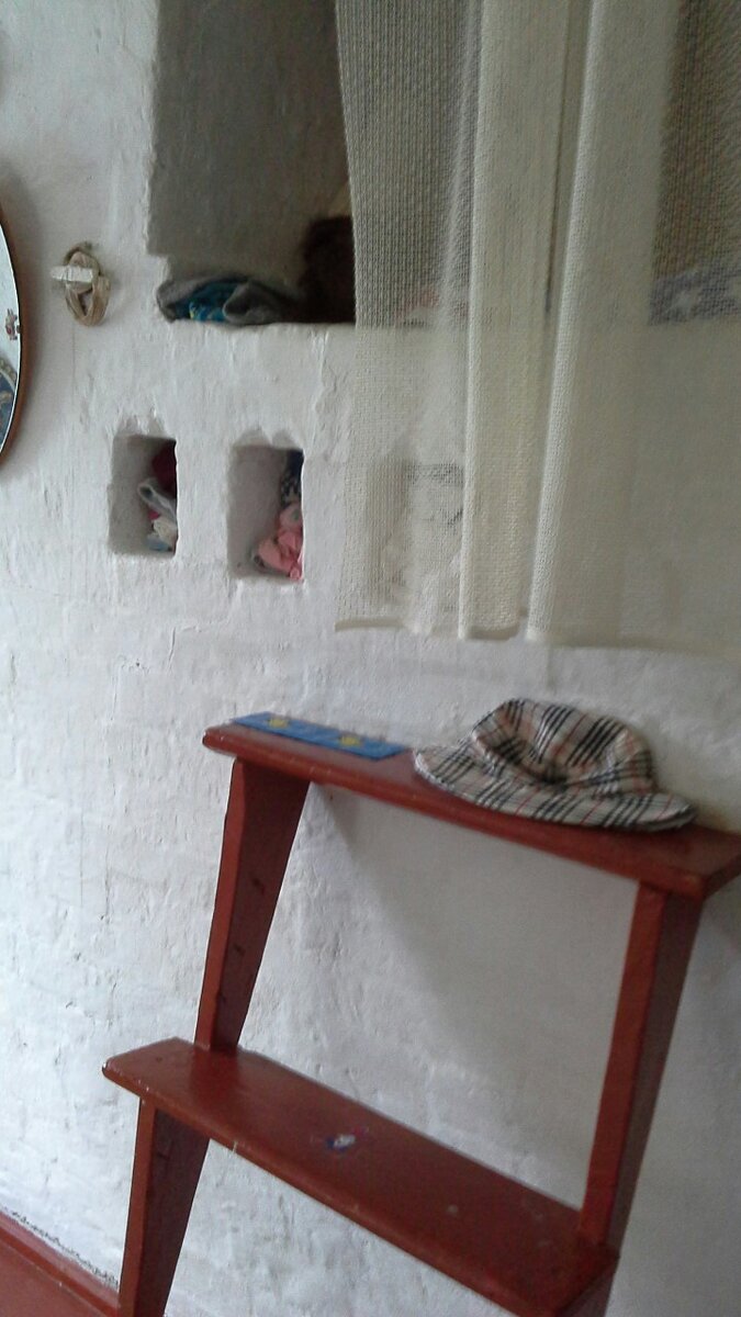 Русская печь в бабушкином доме.