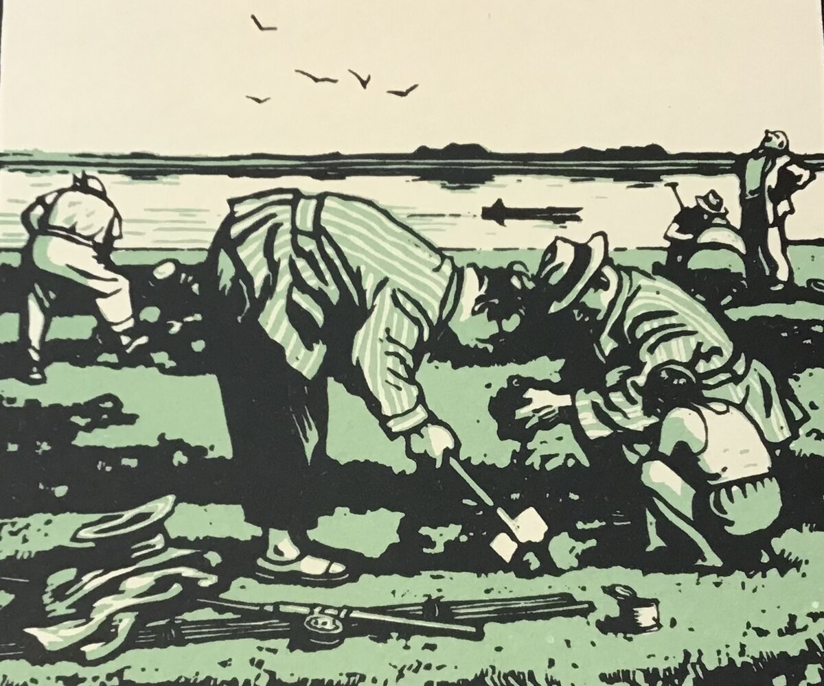 художник В. Литвиненко «Главное - черви»